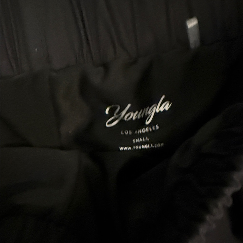 YoungLA small Women's Black Athletic Shorts NWOT! - Picture 4 of 6
